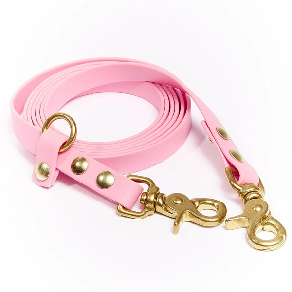 pink hands-free dog leash
