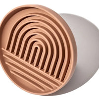 tan slow feeder for dogs